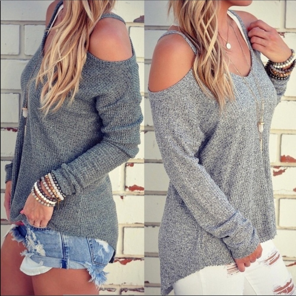 NWOT Off The Shoulder Knit Top